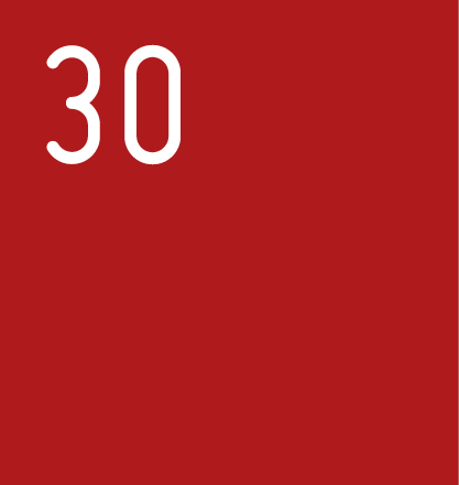 30 - roșu